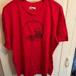 Columbia men’s Xxl Red Tee graphic short sleeve shirt
